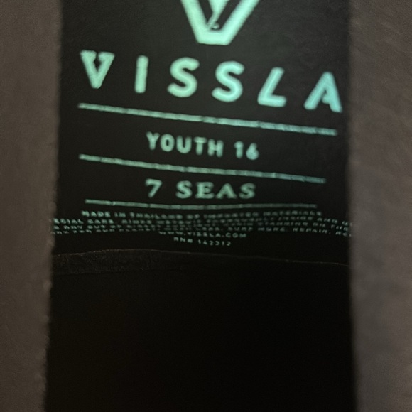 VISSLA
Vissla Boys 7 Seas 2/2mm Back Zip Boys Spring Suit – Black si3 16 - Picture 4 of 4